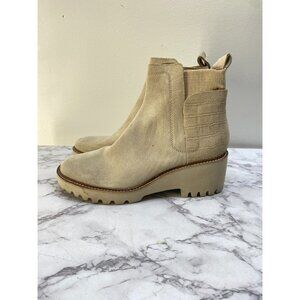 Dole Vita Women's Suede Waterproof Ankle Boots SZ 10